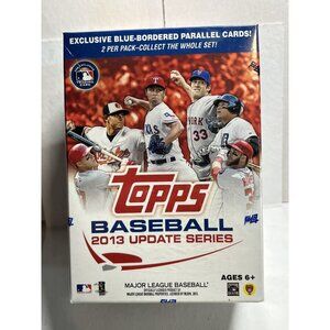 2013 Topps Update Baseball 10-Pack Blaster Box  Blue-Border Arendo, Yelich, Cole
